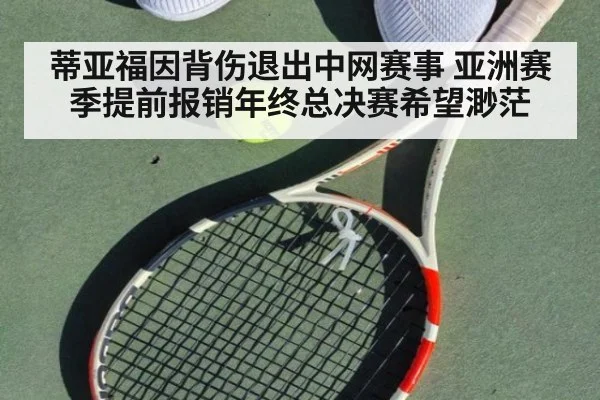 蒂亚福因背伤退出中网赛事 亚洲赛季提前报销年终总决赛希望渺茫